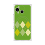 プレミアムスクエアケース with SnapMag［ Nordic Argyle - Green ］