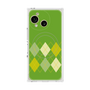 プレミアムスクエアケース with SnapMag［ Nordic Argyle - Green ］
