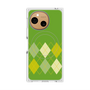 プレミアムスクエアケース with SnapMag［ Nordic Argyle - Green ］