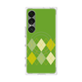 プレミアムスクエアケース with SnapMag［ Nordic Argyle - Green ］