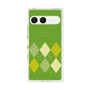 プレミアムスクエアケース with SnapMag［ Nordic Argyle - Green ］