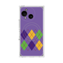 プレミアムスクエアケース with SnapMag［ Nordic Argyle - Purple ］
