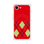 プレミアムスクエアケース with SnapMag［ Nordic Argyle - Red ］