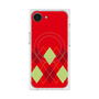 プレミアムスクエアケース with SnapMag［ Nordic Argyle - Red ］