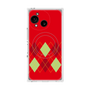 プレミアムスクエアケース with SnapMag［ Nordic Argyle - Red ］