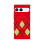 プレミアムスクエアケース with SnapMag［ Nordic Argyle - Red ］