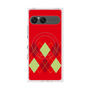 プレミアムスクエアケース with SnapMag［ Nordic Argyle - Red ］