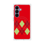 プレミアムスクエアケース with SnapMag［ Nordic Argyle - Red ］