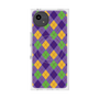 プレミアムスクエアケース with SnapMag［ Argyle - Purple ］