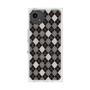 プレミアムスクエアケース with SnapMag［ Argyle - Black ］