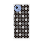 プレミアムスクエアケース with SnapMag［ Argyle - Black ］