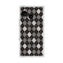 プレミアムスクエアケース with SnapMag［ Argyle - Black ］