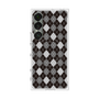 プレミアムスクエアケース with SnapMag［ Argyle - Black ］