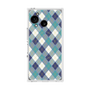プレミアムスクエアケース with SnapMag［ Argyle - Blue ］