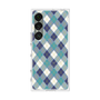 プレミアムスクエアケース with SnapMag［ Argyle - Blue ］