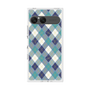 プレミアムスクエアケース with SnapMag［ Argyle - Blue ］