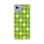 プレミアムスクエアケース with SnapMag［ Argyle - Green ］
