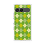 プレミアムスクエアケース with SnapMag［ Argyle - Green ］