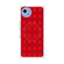 プレミアムスクエアケース with SnapMag［ Argyle - Red ］