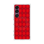 プレミアムスクエアケース with SnapMag［ Argyle - Red ］
