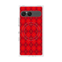 プレミアムスクエアケース with SnapMag［ Argyle - Red ］