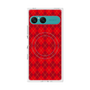 プレミアムスクエアケース with SnapMag［ Argyle - Red ］