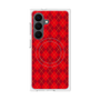 プレミアムスクエアケース with SnapMag［ Argyle - Red ］