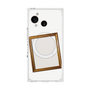 プレミアムスクエアケース with SnapMag［ Photo Frame - White ］
