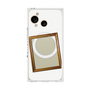 プレミアムスクエアケース with SnapMag［ Photo Frame - White ］