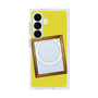 プレミアムスクエアケース with SnapMag［ Photo Frame - Yellow ］