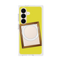 プレミアムスクエアケース with SnapMag［ Photo Frame - Yellow ］