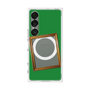 プレミアムスクエアケース with SnapMag［ Photo Frame - Green ］