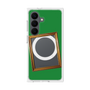 プレミアムスクエアケース with SnapMag［ Photo Frame - Green ］