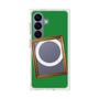 プレミアムスクエアケース with SnapMag［ Photo Frame - Green ］