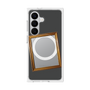 プレミアムスクエアケース with SnapMag［ Photo Frame - Gray ］