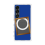 プレミアムスクエアケース with SnapMag［ Photo Frame - Blue ］