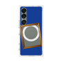 プレミアムスクエアケース with SnapMag［ Photo Frame - Blue ］