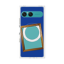 プレミアムスクエアケース with SnapMag［ Photo Frame - Blue ］