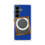 プレミアムスクエアケース with SnapMag［ Photo Frame - Blue ］