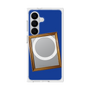 プレミアムスクエアケース with SnapMag［ Photo Frame - Blue ］