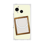 プレミアムスクエアケース with SnapMag［ Photo Frame - Ivory ］