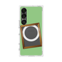 プレミアムスクエアケース with SnapMag［ Photo Frame - Light Green ］