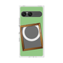 プレミアムスクエアケース with SnapMag［ Photo Frame - Light Green ］