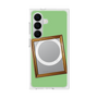 プレミアムスクエアケース with SnapMag［ Photo Frame - Light Green ］