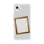 プレミアムスクエアケース with SnapMag［ Photo Frame - Light Gray ］