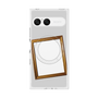 プレミアムスクエアケース with SnapMag［ Photo Frame - Light Gray ］