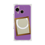 プレミアムスクエアケース with SnapMag［ Photo Frame - Purple ］