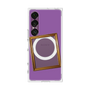 プレミアムスクエアケース with SnapMag［ Photo Frame - Purple ］