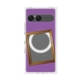 プレミアムスクエアケース with SnapMag［ Photo Frame - Purple ］
