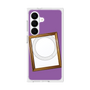 プレミアムスクエアケース with SnapMag［ Photo Frame - Purple ］